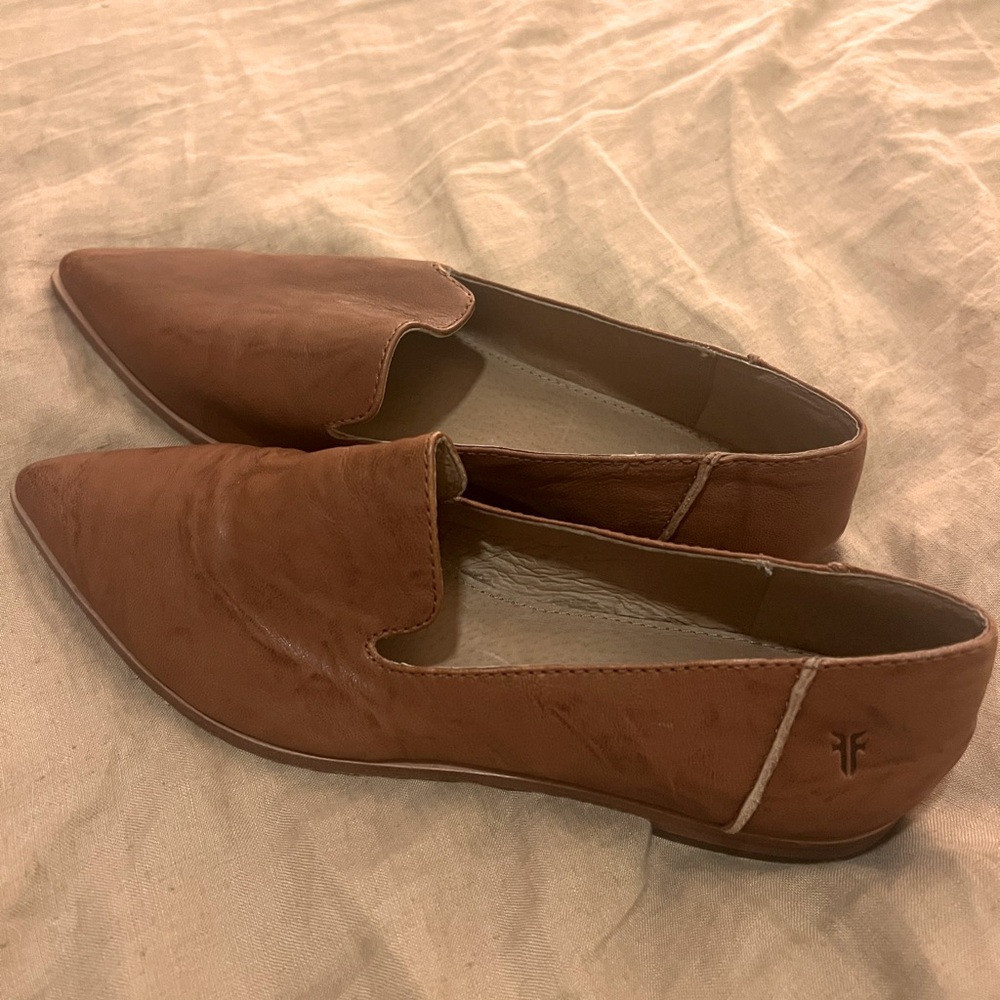 Frye leather flats